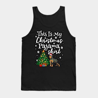 This is my Christmas Pajama Shirt Rottweiler Lover Dog Tank Top